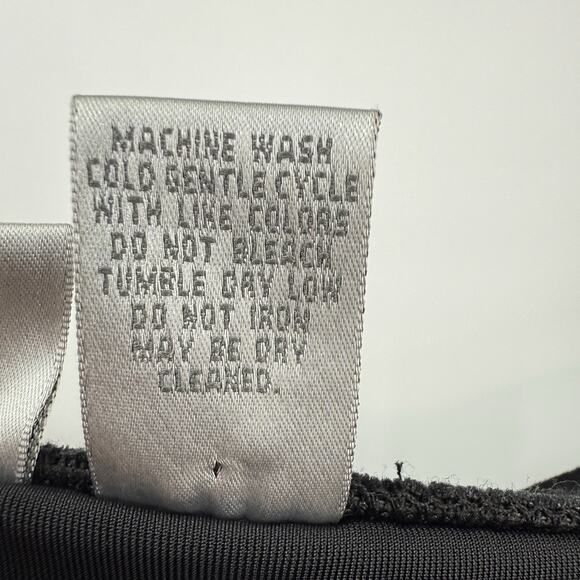 Chicos 3 Velvet Velour Pull on Wide leg Pants size XL Black 33" Inseam split cuf - Picture 7 of 8